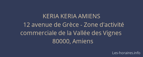 KERIA KERIA AMIENS