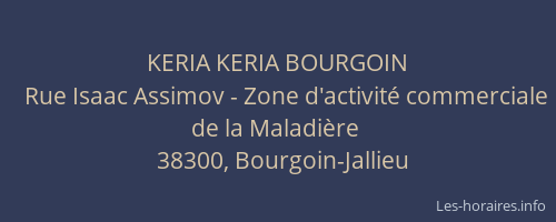 KERIA KERIA BOURGOIN