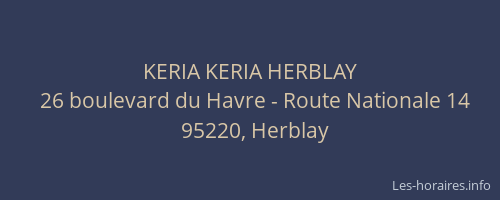KERIA KERIA HERBLAY