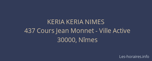 KERIA KERIA NIMES