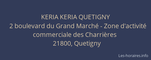 KERIA KERIA QUETIGNY