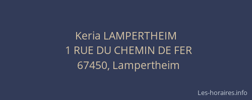 Keria LAMPERTHEIM