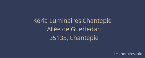 Kéria Luminaires Chantepie