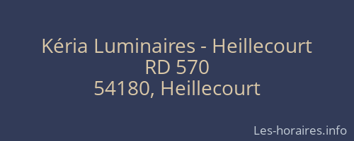 Kéria Luminaires - Heillecourt