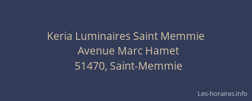 Keria Luminaires Saint Memmie