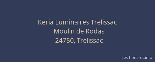 Keria Luminaires Trelissac