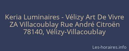 Keria Luminaires - Vélizy Art De Vivre