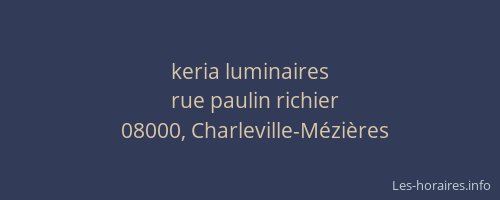 keria luminaires