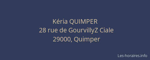 Kéria QUIMPER