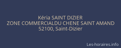 Kéria SAINT DIZIER