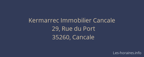 Kermarrec Immobilier Cancale