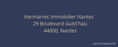 Kermarrec Immobilier Nantes
