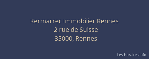 Kermarrec Immobilier Rennes