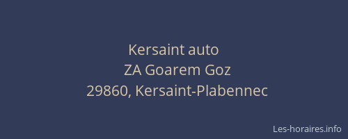 Kersaint auto