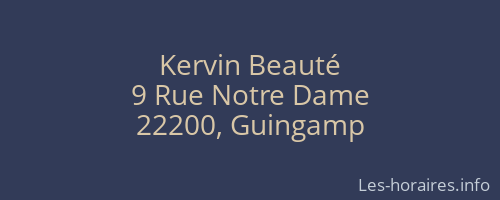 Kervin Beauté