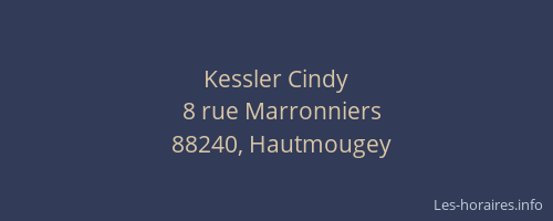 Kessler Cindy