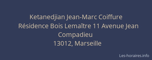 Ketanedjian Jean-Marc Coiffure