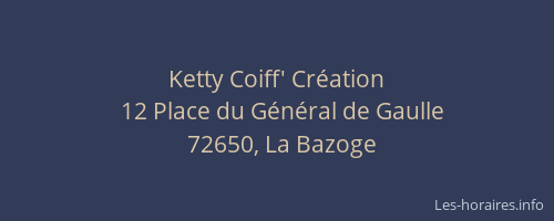 Ketty Coiff' Création