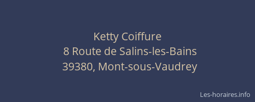 Ketty Coiffure