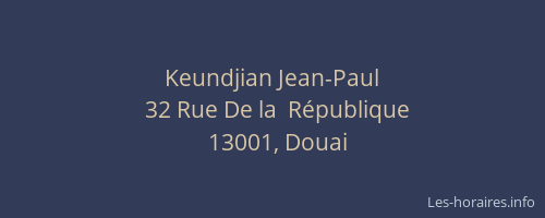 Keundjian Jean-Paul