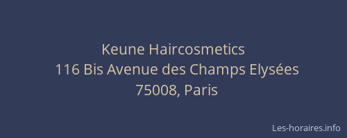 Keune Haircosmetics