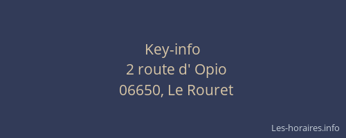Key-info