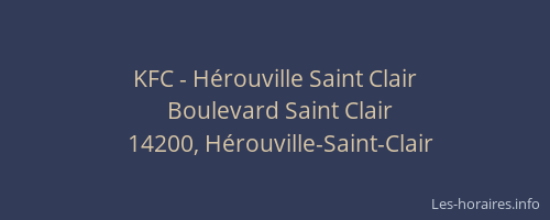 KFC - Hérouville Saint Clair