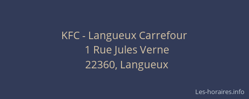 KFC - Langueux Carrefour