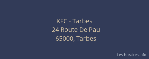 KFC - Tarbes