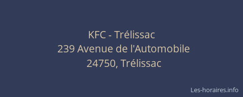 KFC - Trélissac