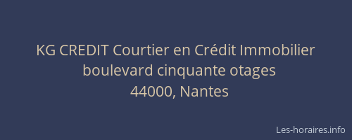 KG CREDIT Courtier en Crédit Immobilier