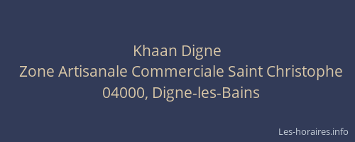 Khaan Digne