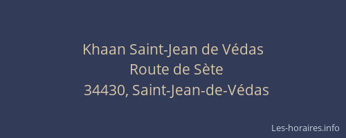 Khaan Saint-Jean de Védas