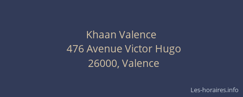 Khaan Valence