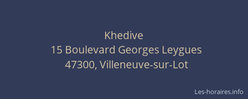 Khedive