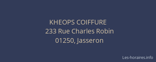 KHEOPS COIFFURE