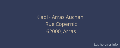 Kiabi - Arras Auchan