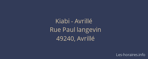 Kiabi - Avrillé