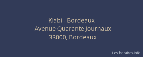 Kiabi - Bordeaux
