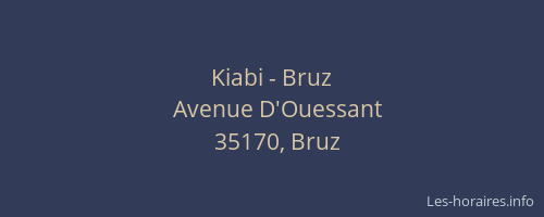 Kiabi - Bruz
