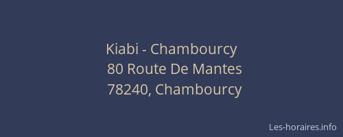 Kiabi - Chambourcy