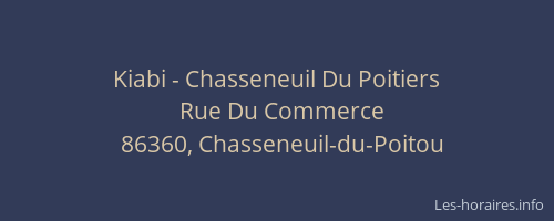 Kiabi - Chasseneuil Du Poitiers