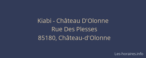Kiabi - Château D'Olonne