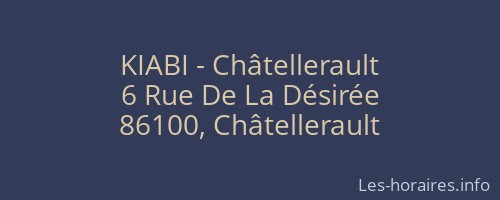 KIABI - Châtellerault