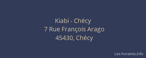 Kiabi - Ch&eacute;cy