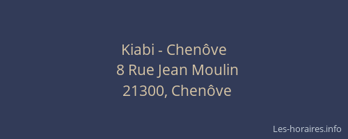 Kiabi - Chen&ocirc;ve