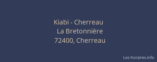 Kiabi - Cherreau
