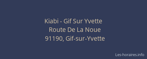 Kiabi - Gif Sur Yvette