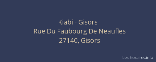 Kiabi - Gisors