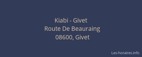Kiabi - Givet